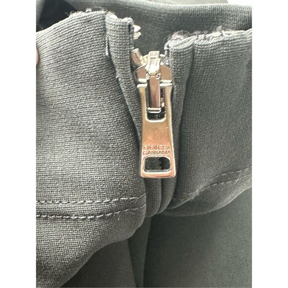 NWT KIM DOLCE&GABBANA Long stretch jersey Milano rib dress Size IT 42 (US 6) $29 - Picture 8 of 9